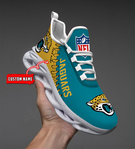 Ideafootwear Jacksonville Jaguars Max Soul Shoes Sneakers For Men And Women