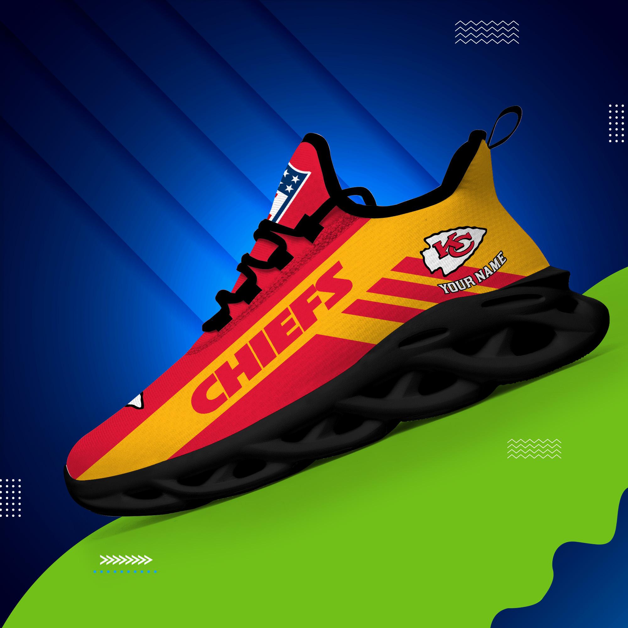 Ideafootwear Kansas City Chiefs Max Soul Shoes Sneakers For Men And Women