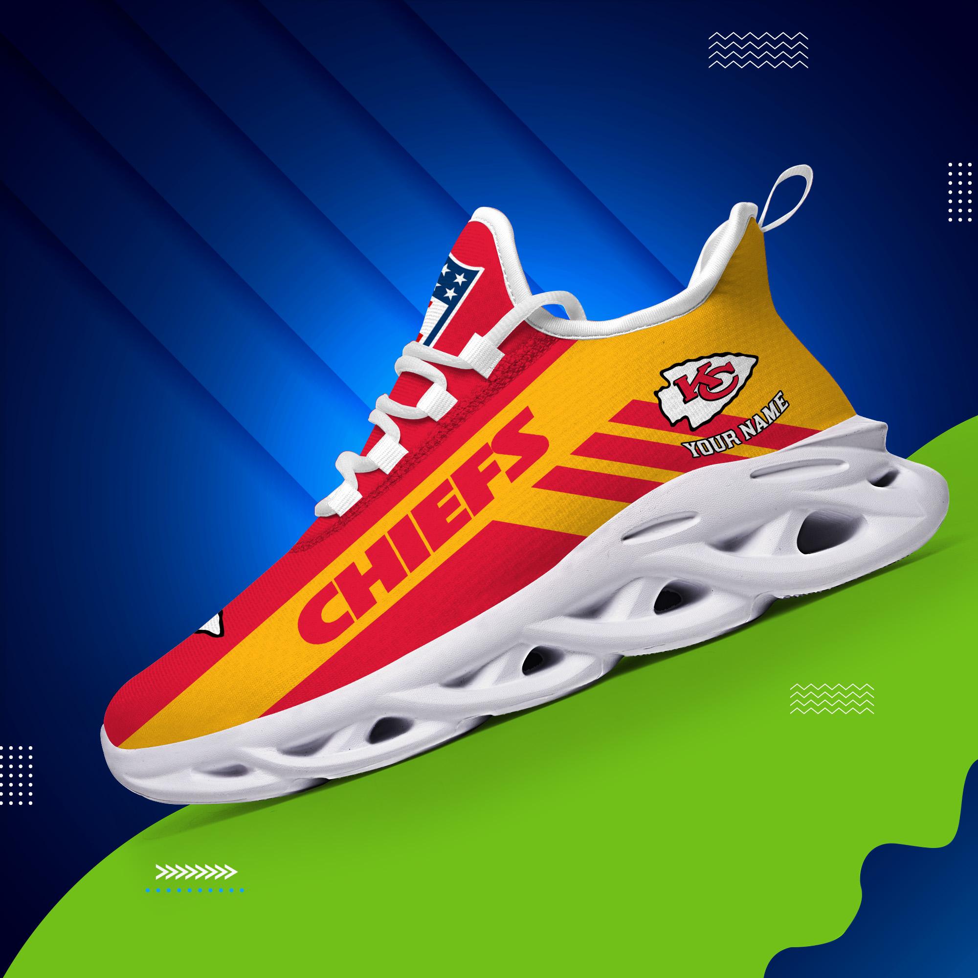 Ideafootwear Kansas City Chiefs Max Soul Shoes Sneakers For Men And Women