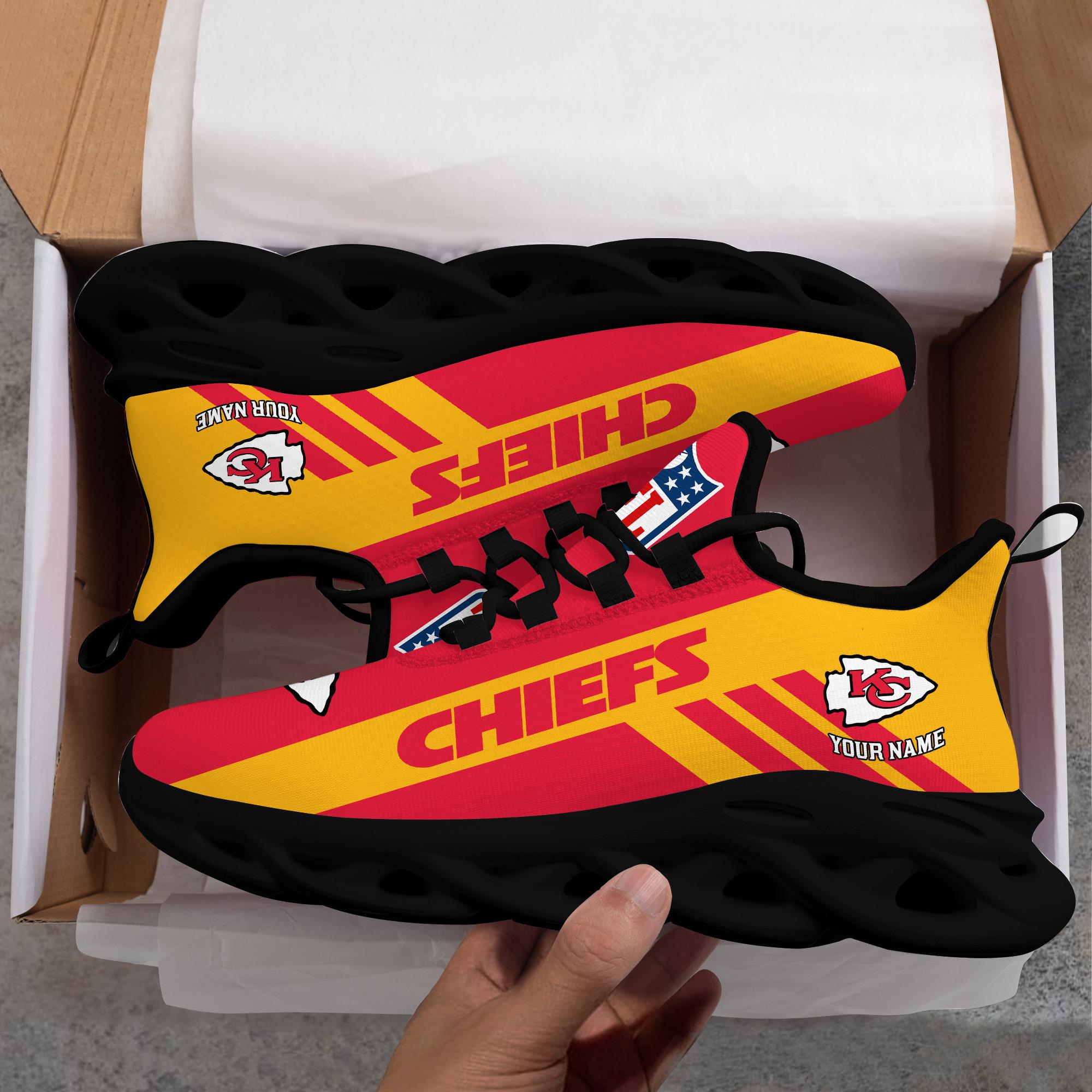 Ideafootwear Kansas City Chiefs Max Soul Shoes Sneakers For Men And Women