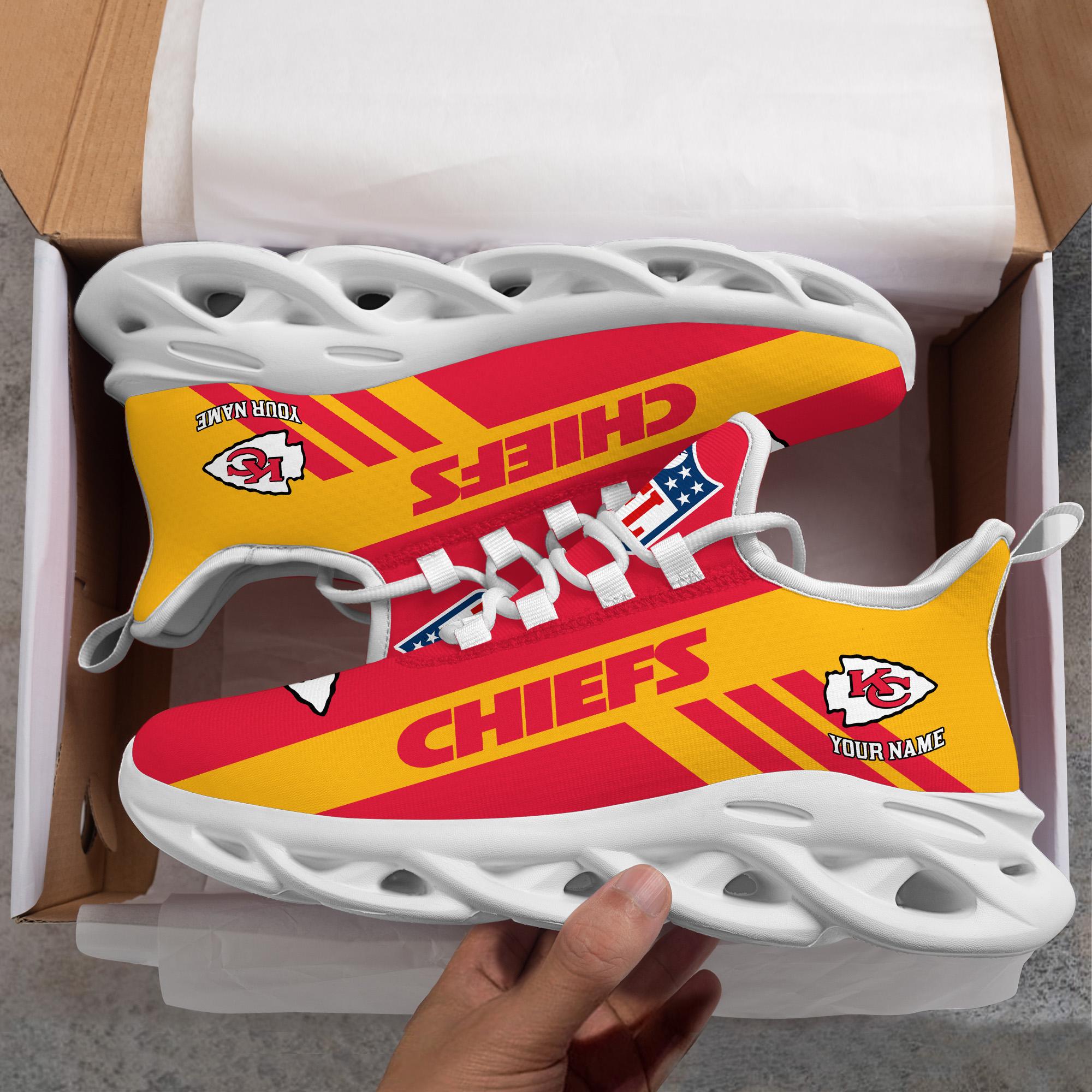 Ideafootwear Kansas City Chiefs Max Soul Shoes Sneakers For Men And Women