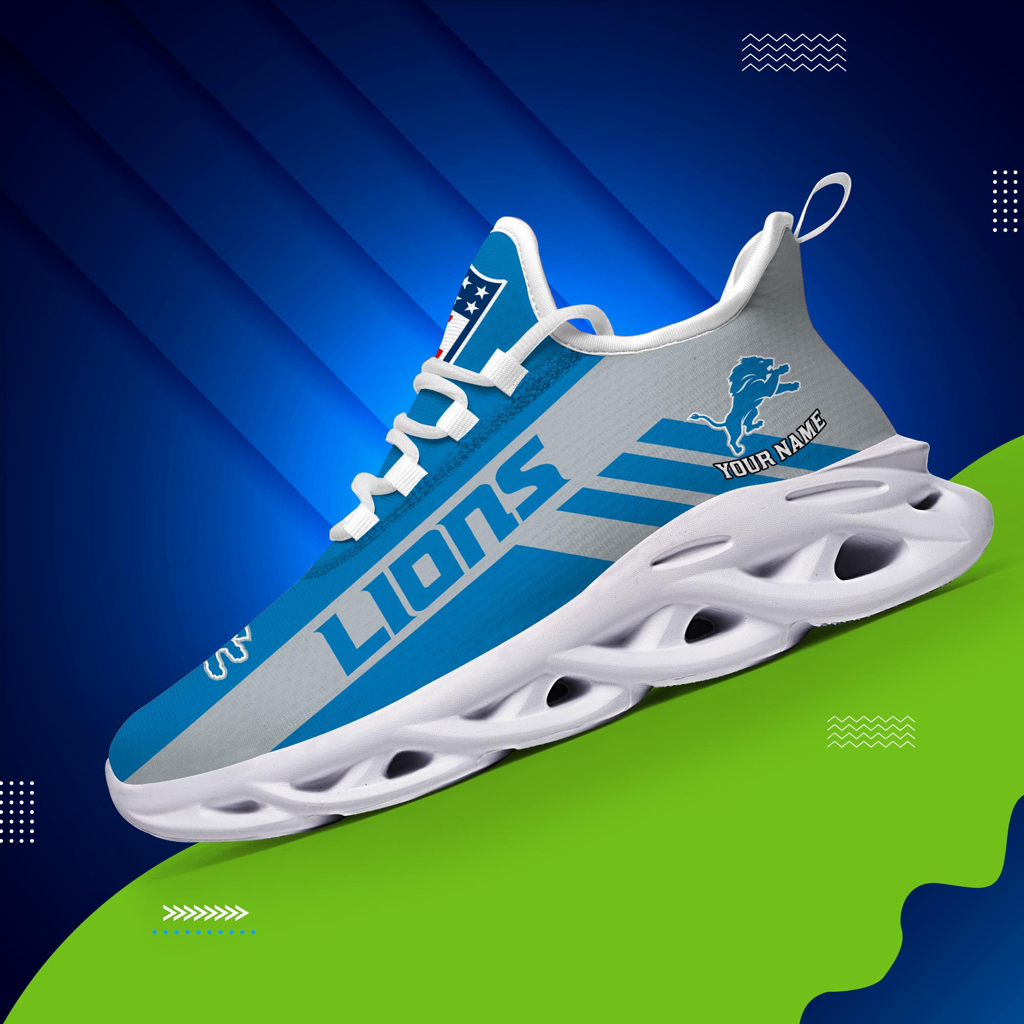 Ideafootwear Detroit Lions Max Soul Shoes Sneakers For Men And Women
