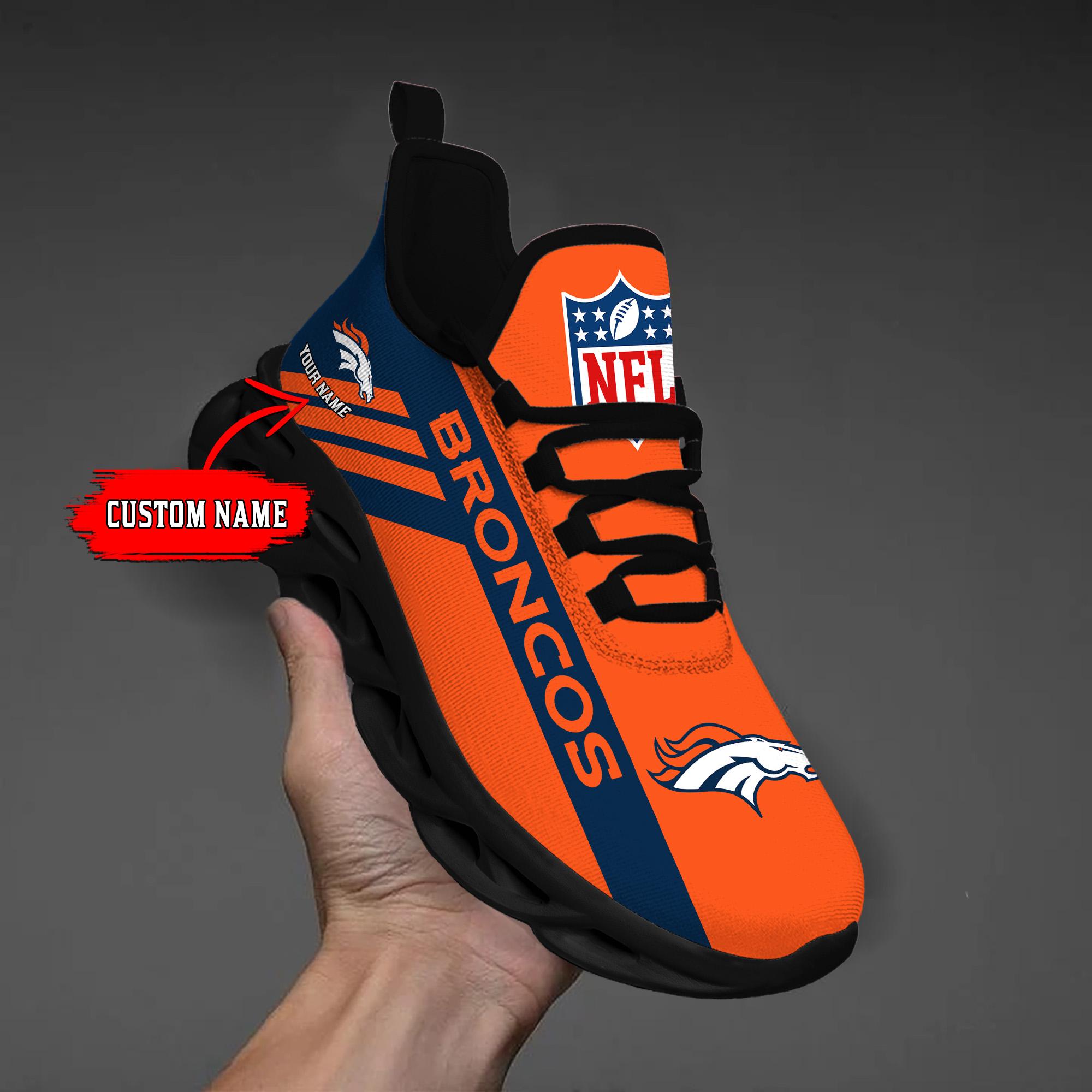 Ideafootwear Denver Broncos Max Soul Shoes Sneakers For Men And Women