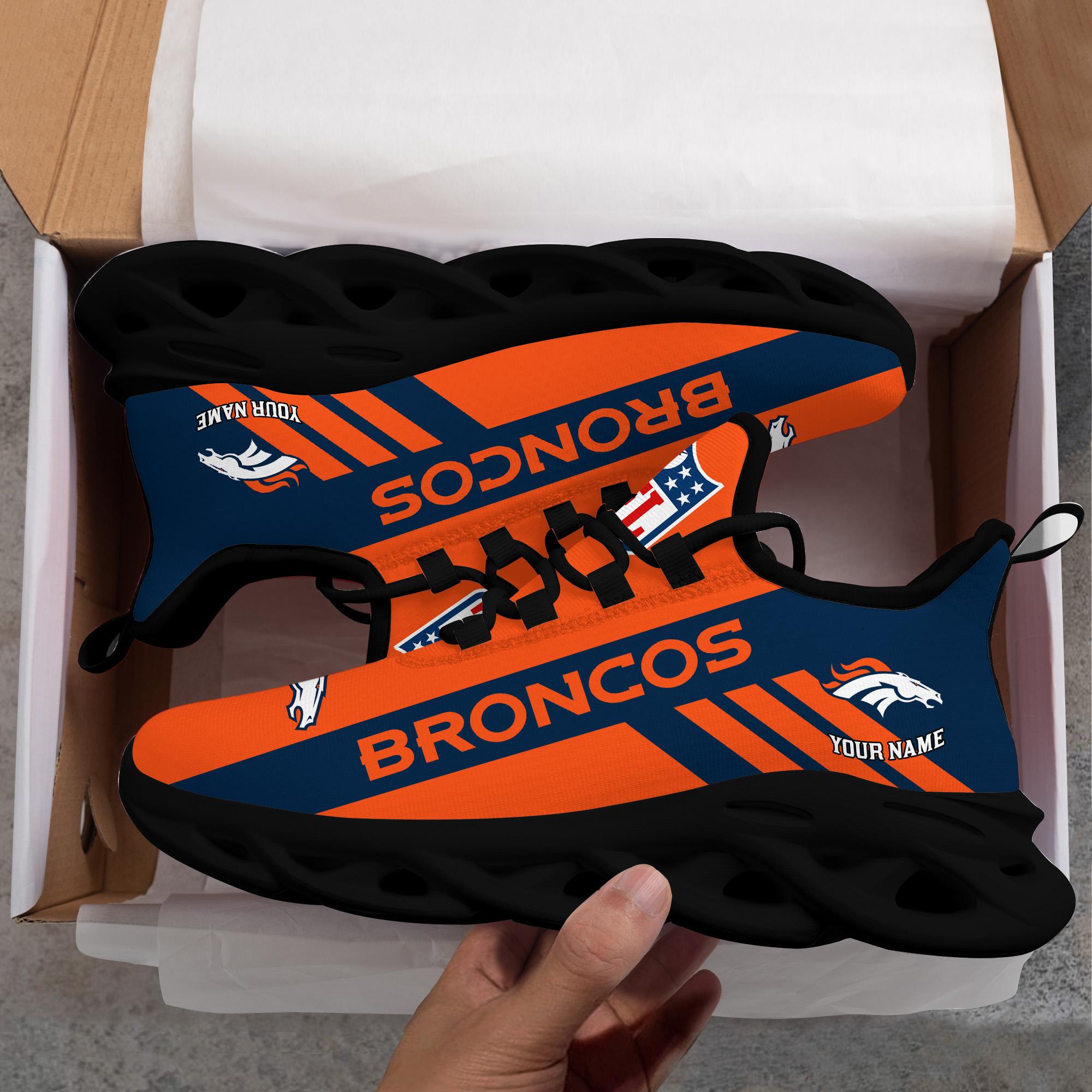 Ideafootwear Denver Broncos Max Soul Shoes Sneakers For Men And Women