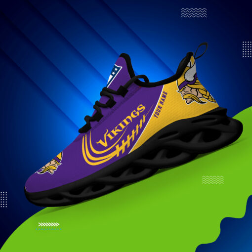 Ideafootwear Minnesota Vikings Max Soul Shoes Sneakers For Men And Women
