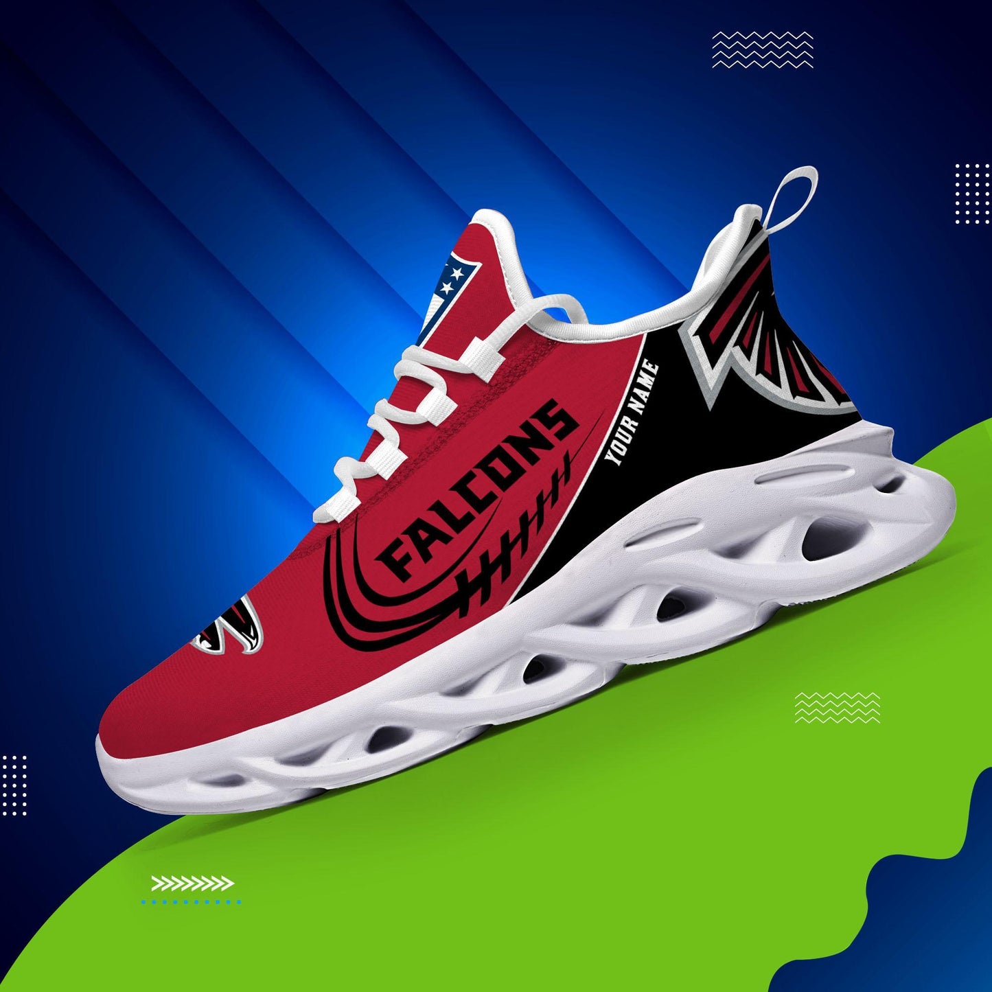 Ideafootwear Atlanta Falcons Max Soul Shoes Sneakers For Men And Women