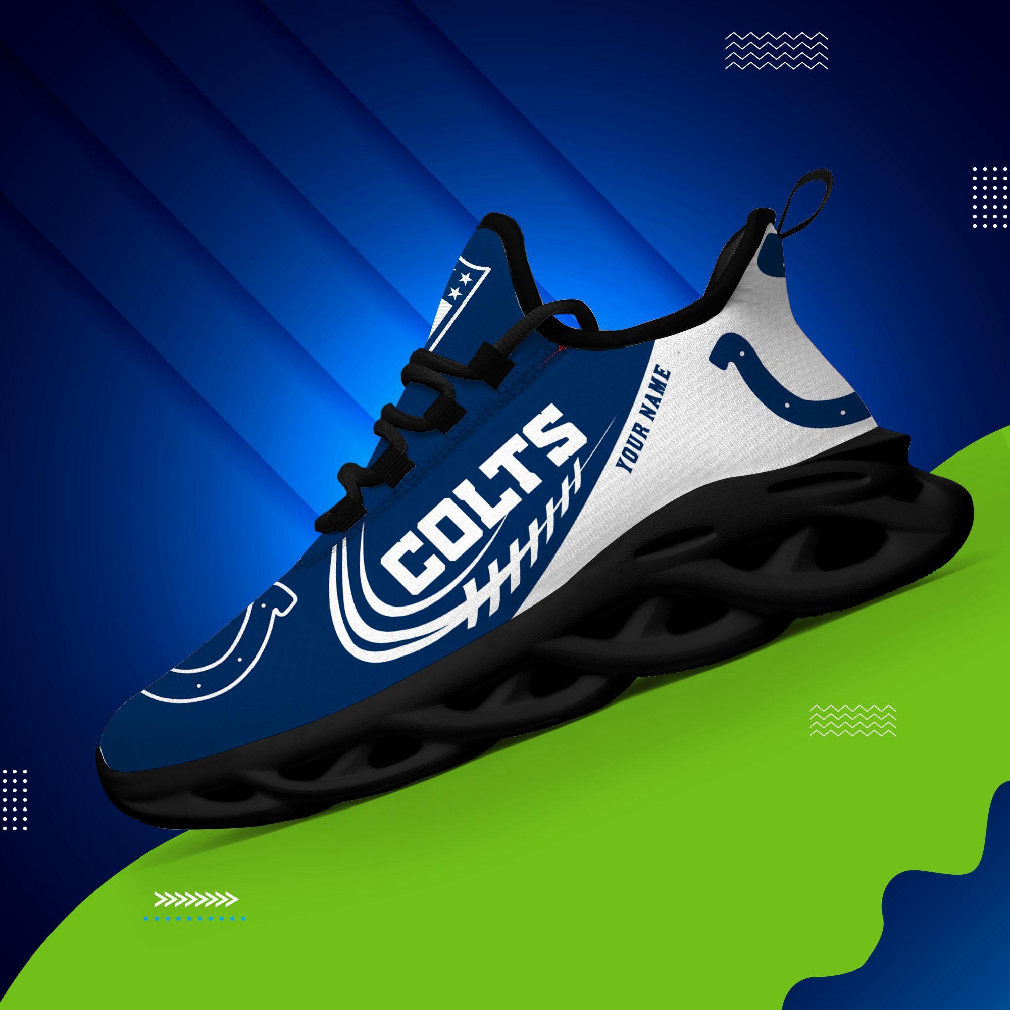 Ideafootwear Indianapolis Colts Max Soul Shoes Sneakers For Men And Women