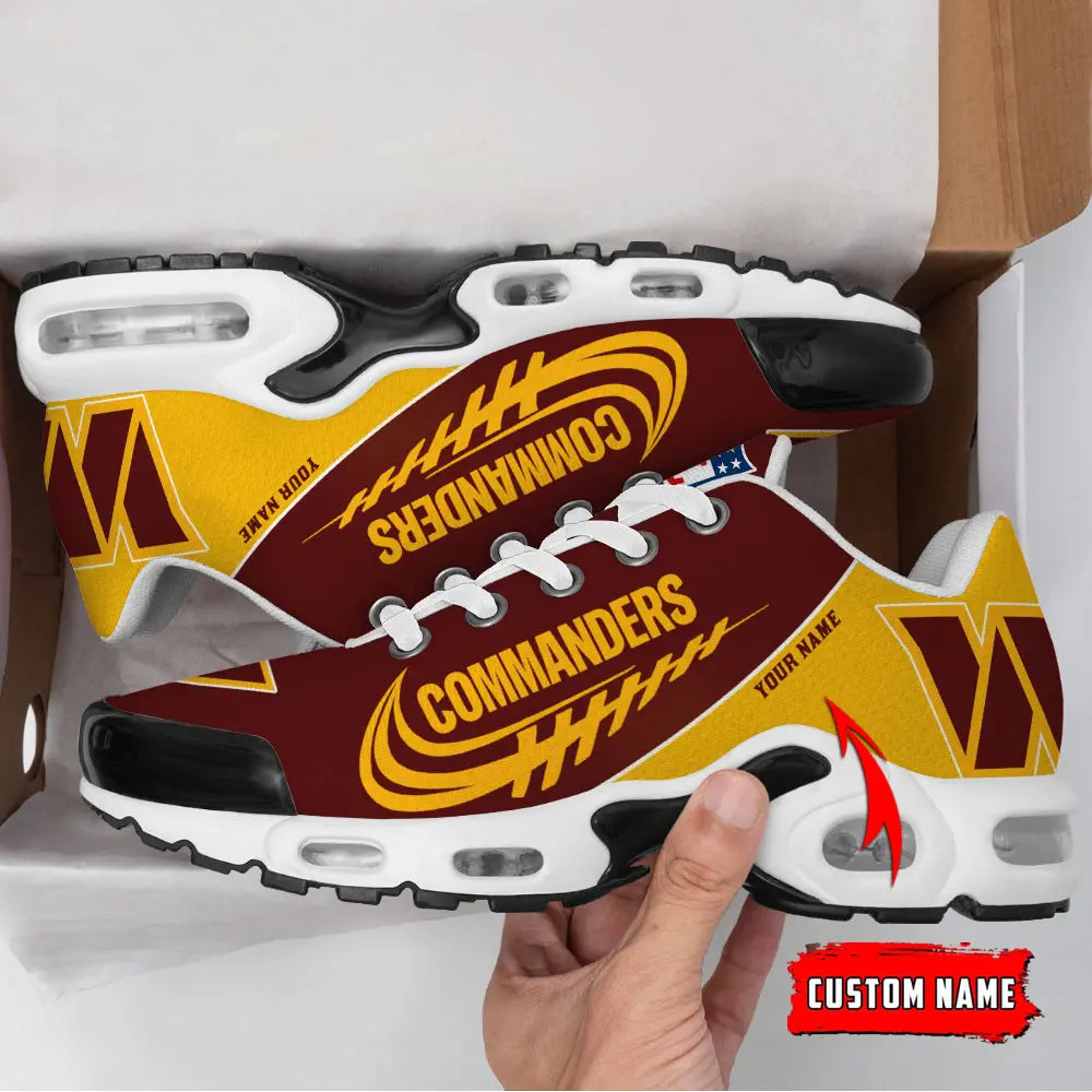 Ideafootwear Washington Commanders Max Soul Shoes Sneakers For Men And Women