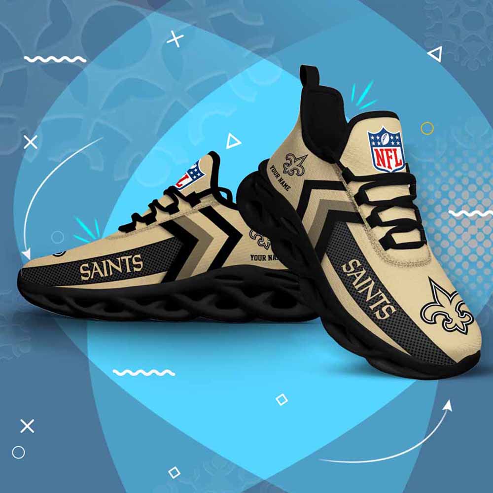 Ideafootwear New Orleans Saints Max Soul Shoes Sneakers For Men And Women