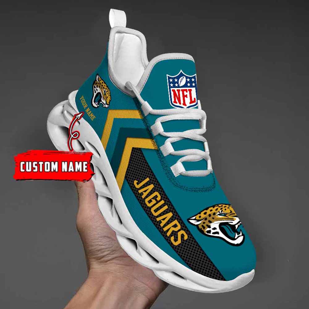 Ideafootwear Jacksonville Jaguars Max Soul Shoes Sneakers For Men And Women