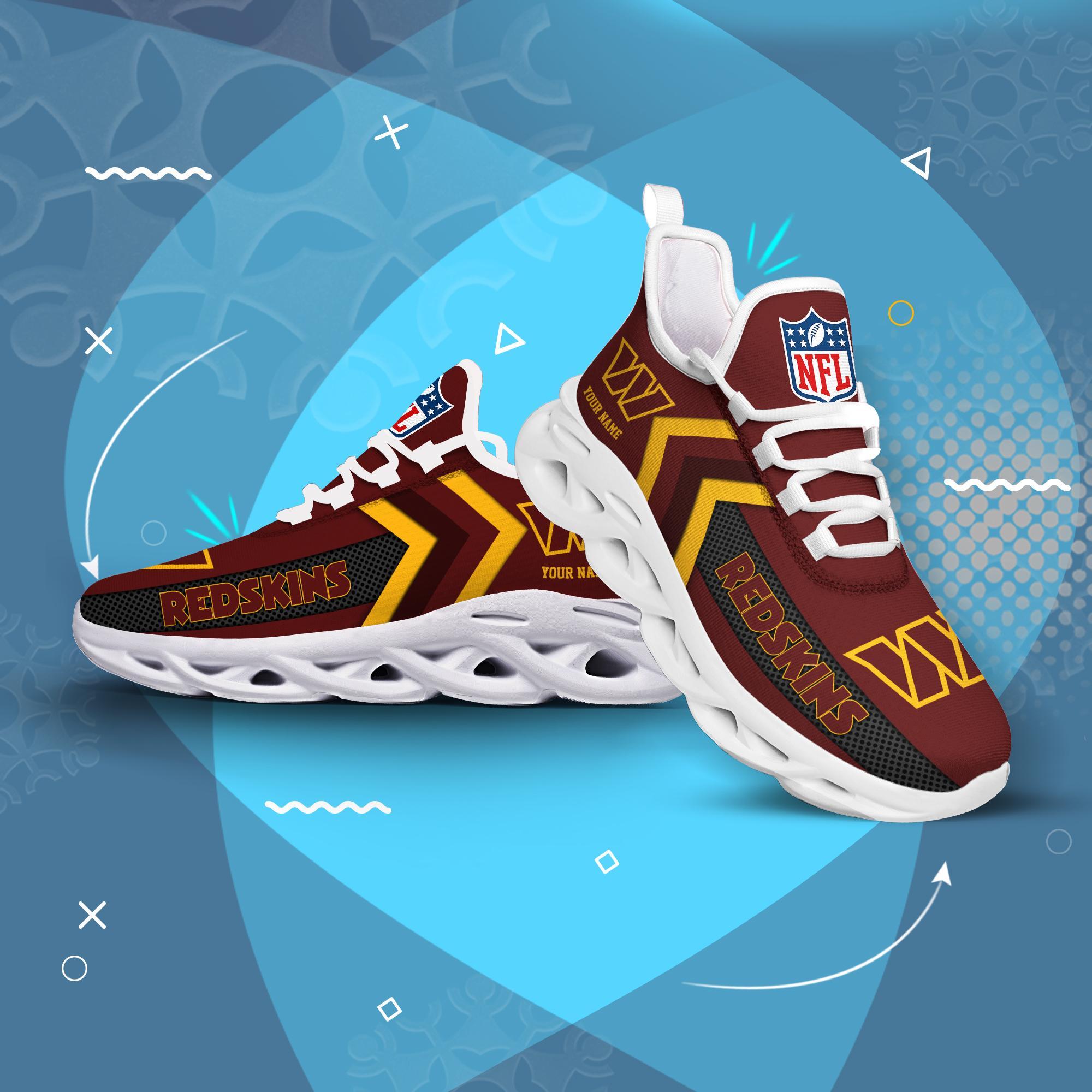 Ideafootwear Washington Commanders Max Soul Shoes Sneakers For Men And Women