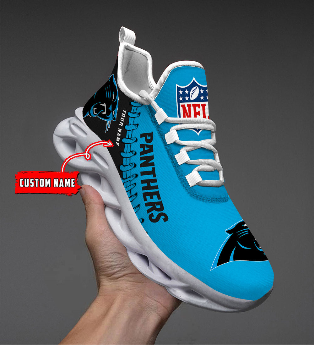 Ideafootwear Carolina Panthers Max Soul Shoes Sneakers For Men And Women