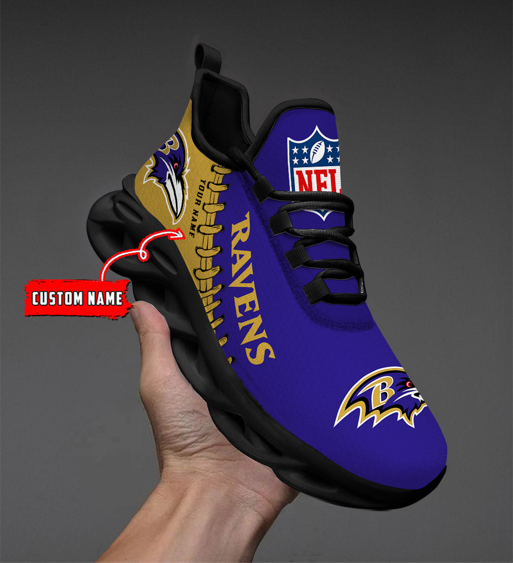 Ideafootwear Baltimore Ravens Max Soul Shoes Sneakers For Men And Women