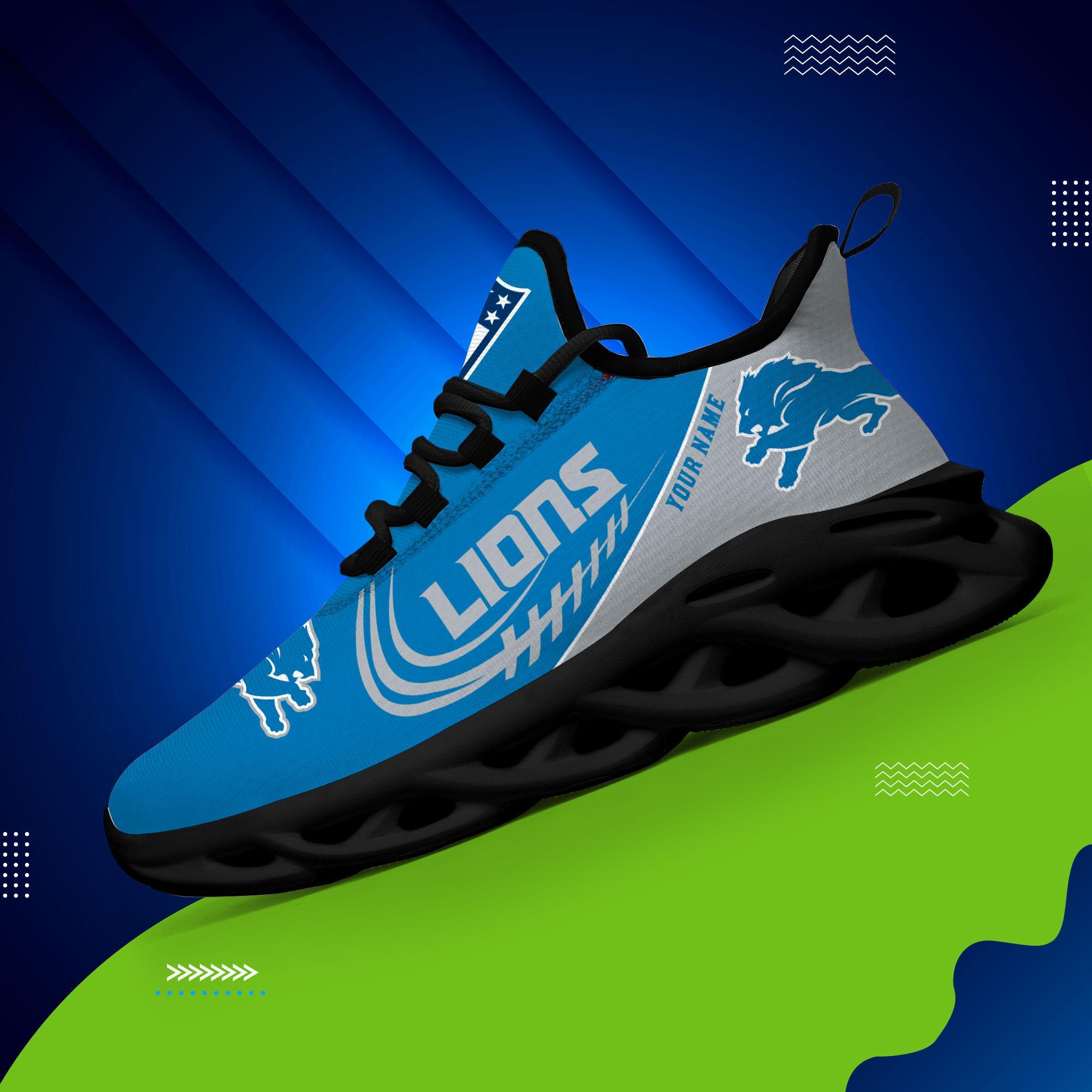 Ideafootwear Detroit Lions Max Soul Shoes Sneakers For Men And Women