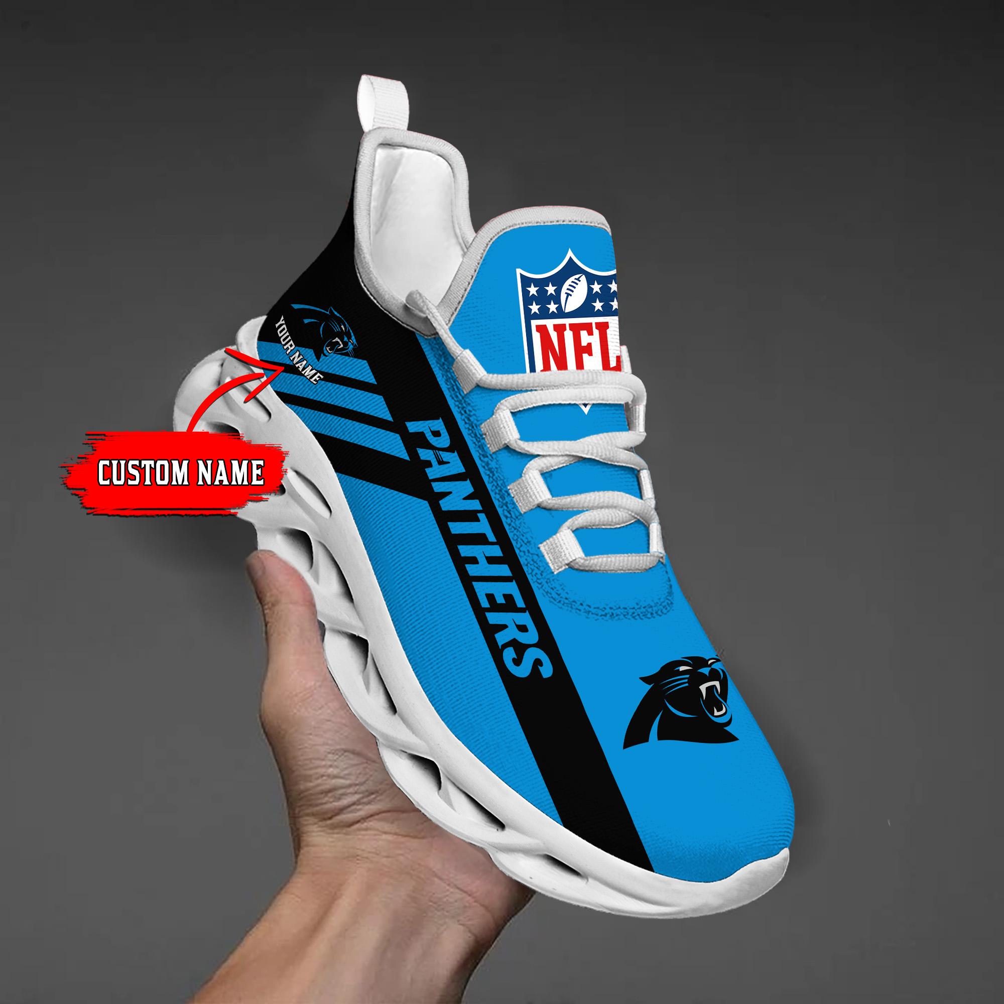 Ideafootwear Carolina Panthers Max Soul Shoes Sneakers For Men And Women