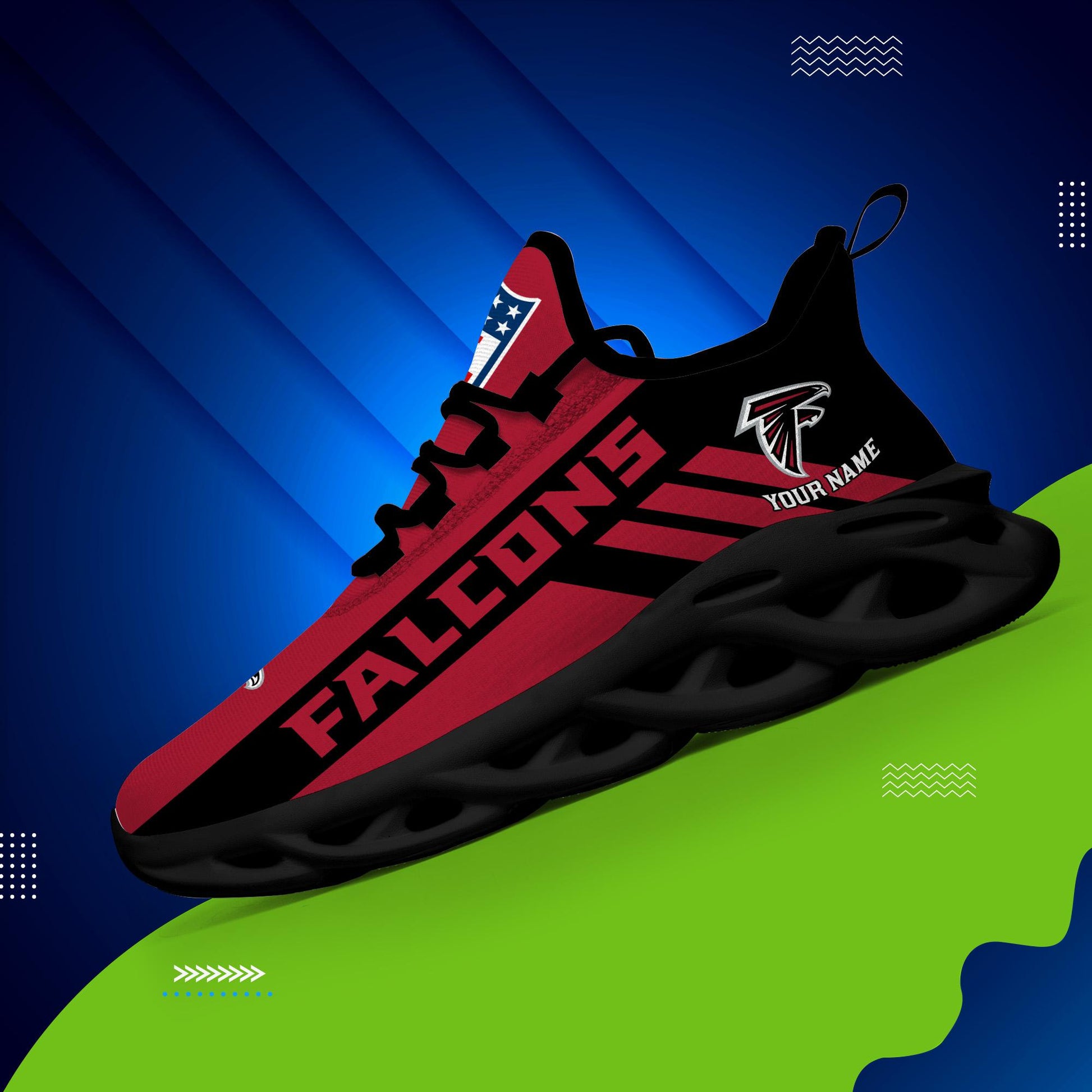 Ideafootwear Atlanta Falcons Max Soul Shoes Sneakers For Men And Women