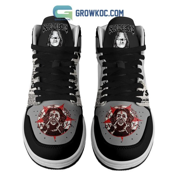 Ideafootwear Suicideboys AJ1 High Sneakers Shoes For Men And Women 4
