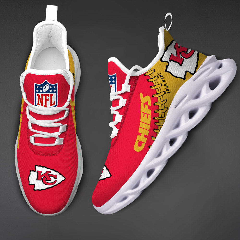 Ideafootwear Kansas City Chiefs Max Soul Shoes Sneakers For Men And Women