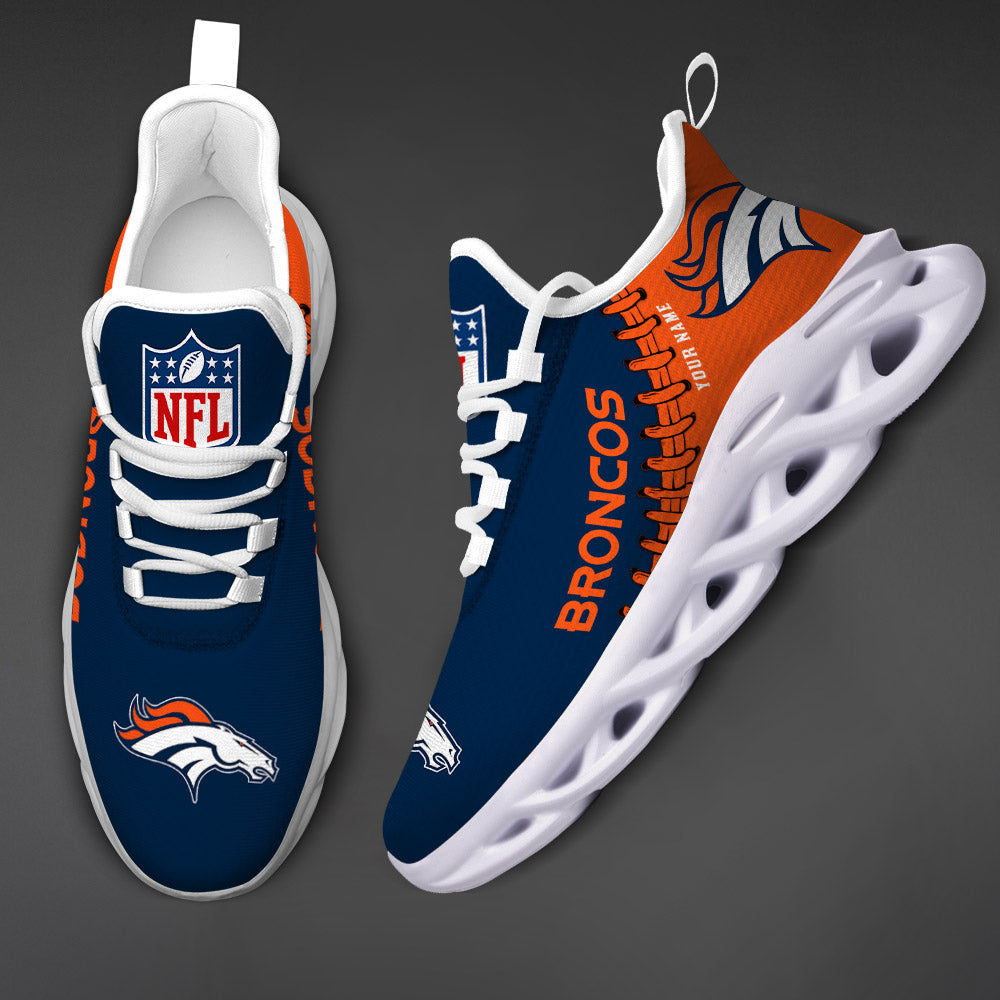 Ideafootwear Denver Broncos Max Soul Shoes Sneakers For Men And Women