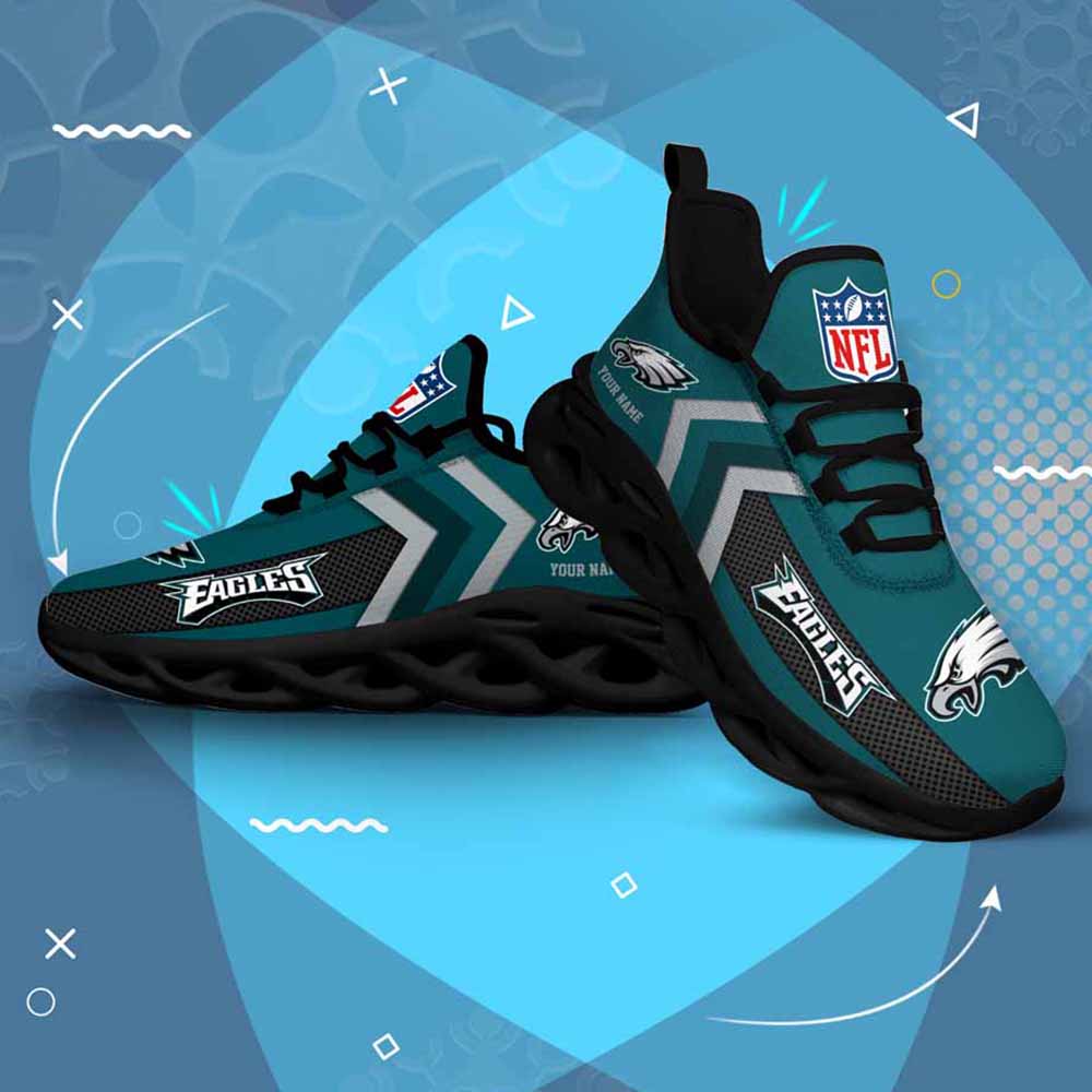 Ideafootwear Philadelphia Eagles Max Soul Shoes Sneakers For Men And Women