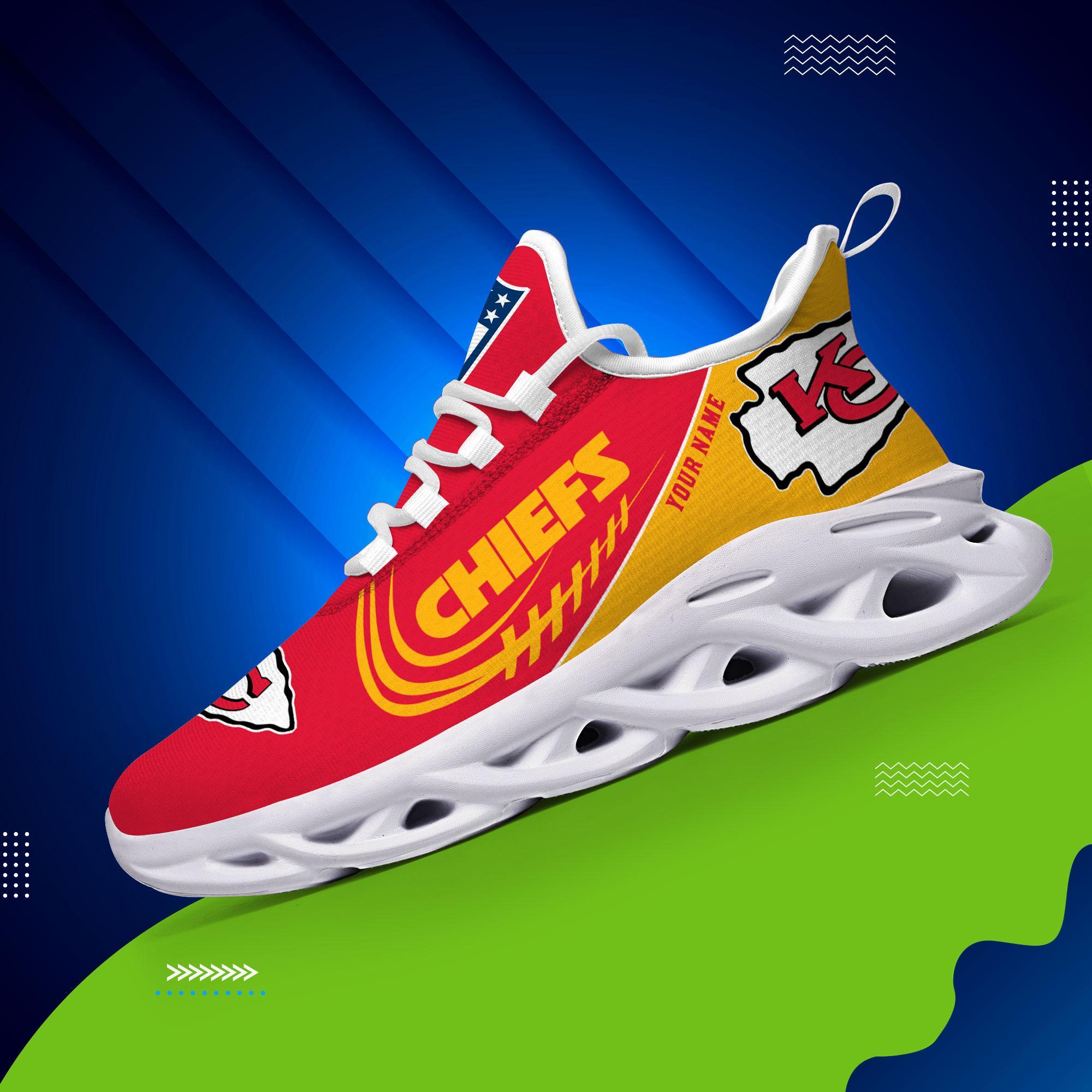 Ideafootwear Kansas City Chiefs Max Soul Shoes Sneakers For Men And Women