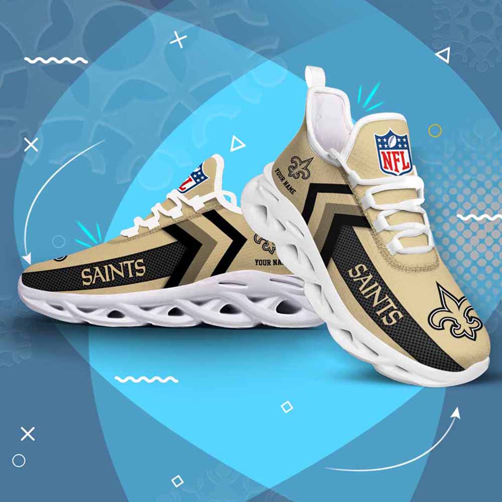 Ideafootwear New Orleans Saints Max Soul Shoes Sneakers For Men And Women