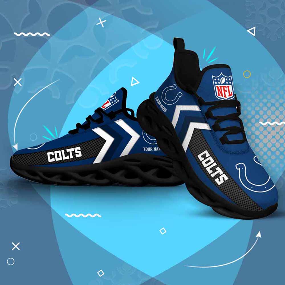 Ideafootwear Indianapolis Colts Max Soul Shoes Sneakers For Men And Women