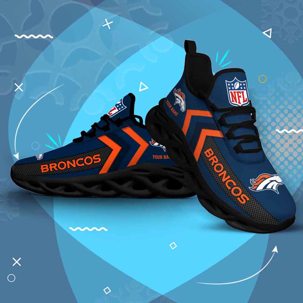 Ideafootwear Denver Broncos Max Soul Shoes Sneakers For Men And Women