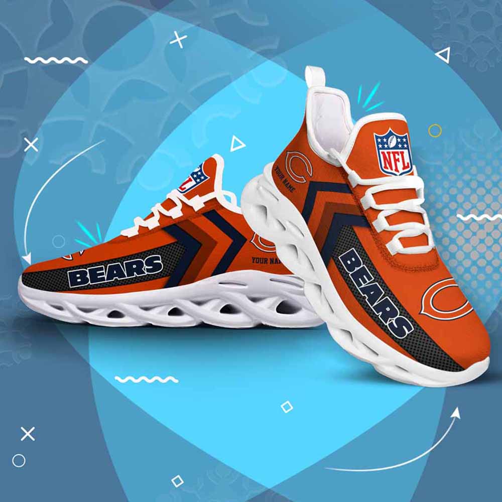 Ideafootwear Chicago Bears Max Soul Shoes Sneakers For Men And Women