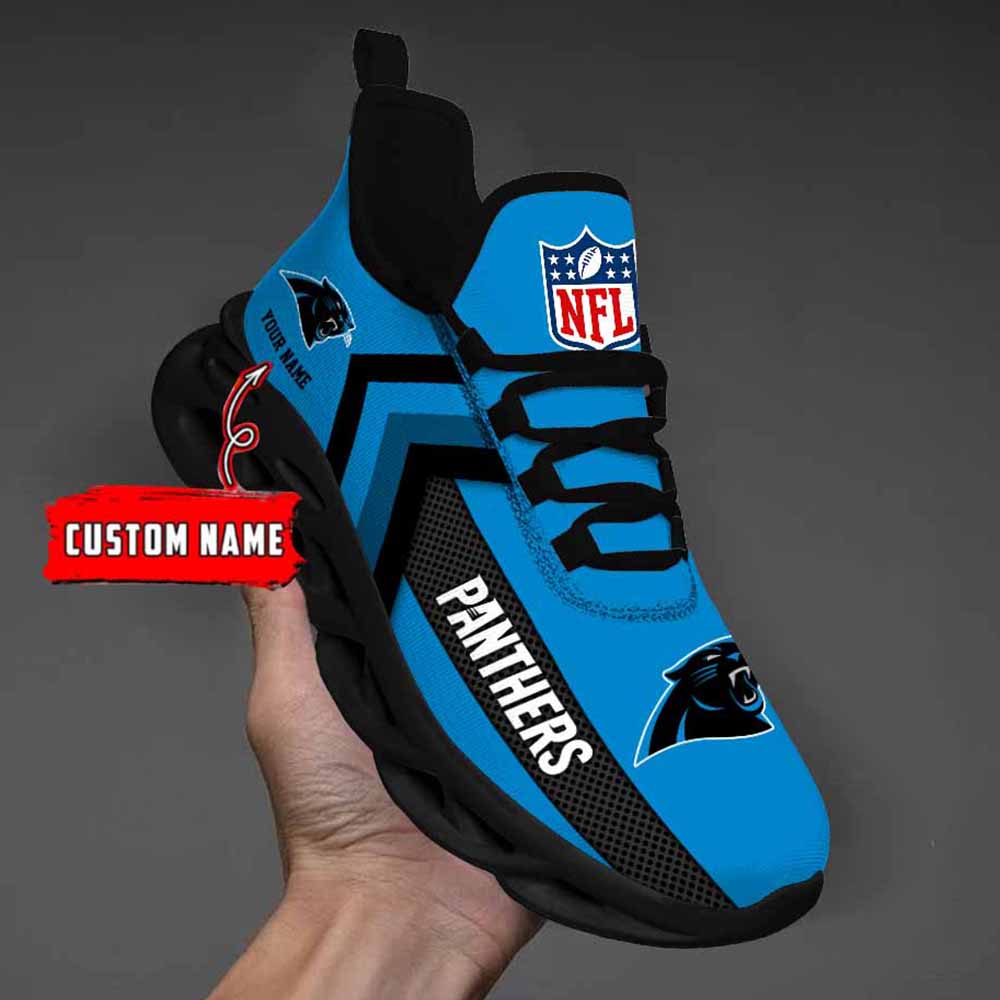 Ideafootwear Carolina Panthers Max Soul Shoes Sneakers For Men And Women