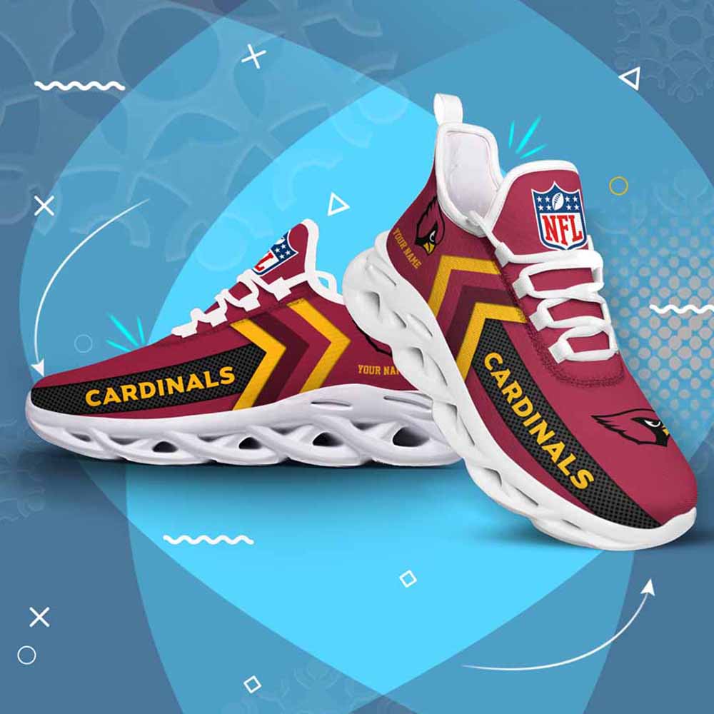 Ideafootwear Arizona Cadinals Max Soul Shoes Sneakers For Men And Women