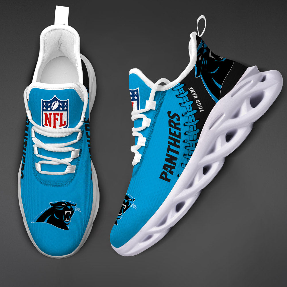 Ideafootwear Carolina Panthers Max Soul Shoes Sneakers For Men And Women