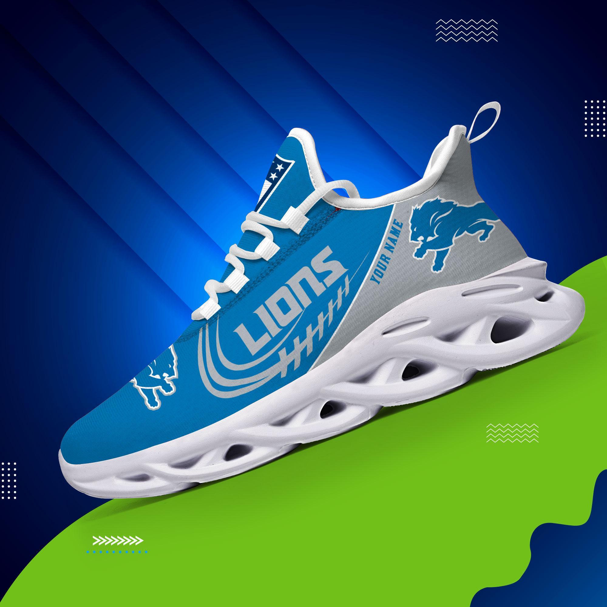 Ideafootwear Detroit Lions Max Soul Shoes Sneakers For Men And Women