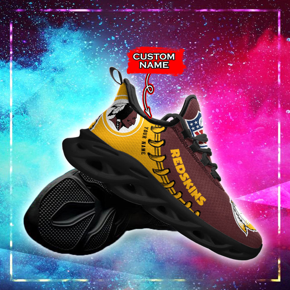 Ideafootwear Washington Commanders Max Soul Shoes Sneakers For Men And Women