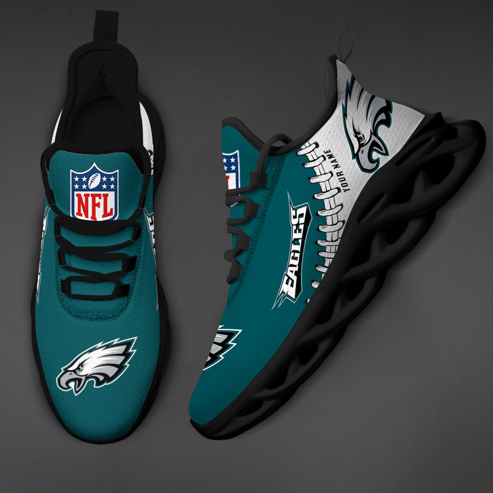 Ideafootwear Philadelphia Eagles Max Soul Shoes Sneakers For Men And Women