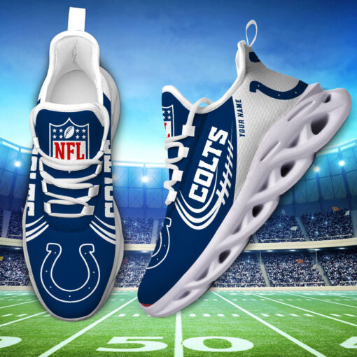 Ideafootwear Indianapolis Colts Max Soul Shoes Sneakers For Men And Women