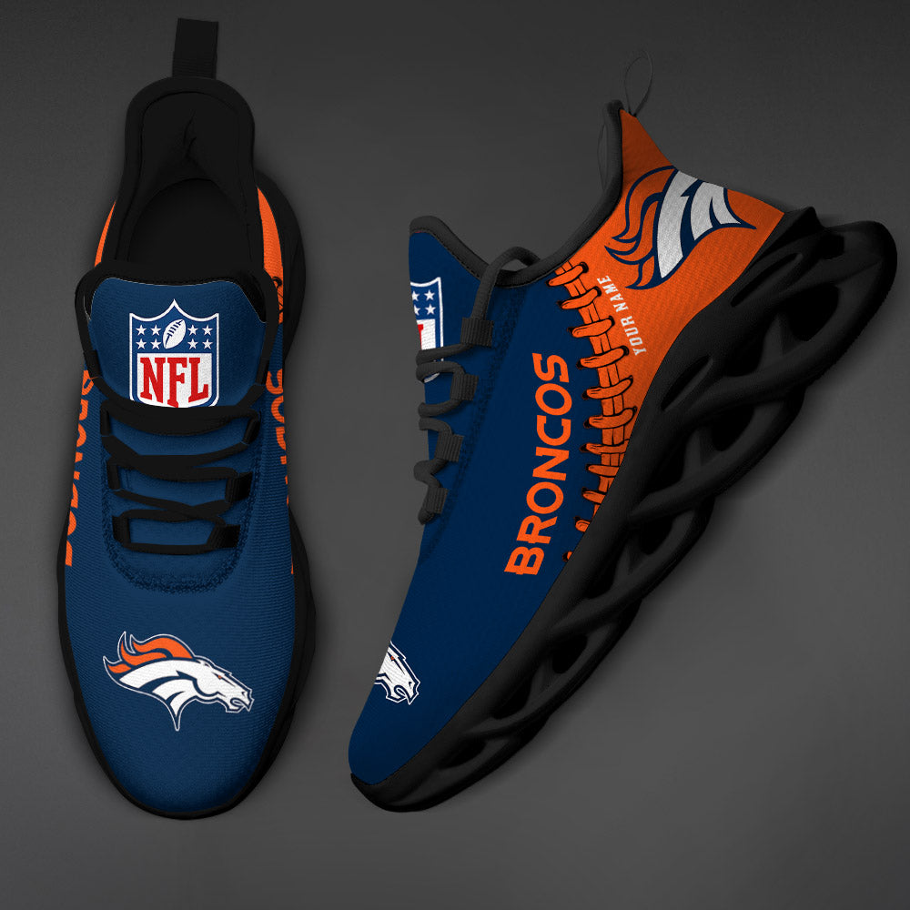 Ideafootwear Denver Broncos Max Soul Shoes Sneakers For Men And Women