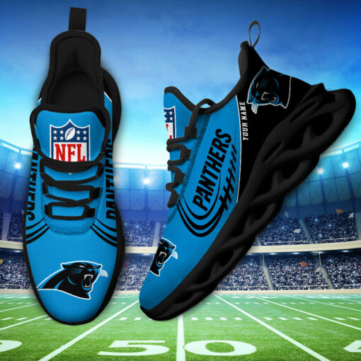 Ideafootwear Carolina Panthers Max Soul Shoes Sneakers For Men And Women