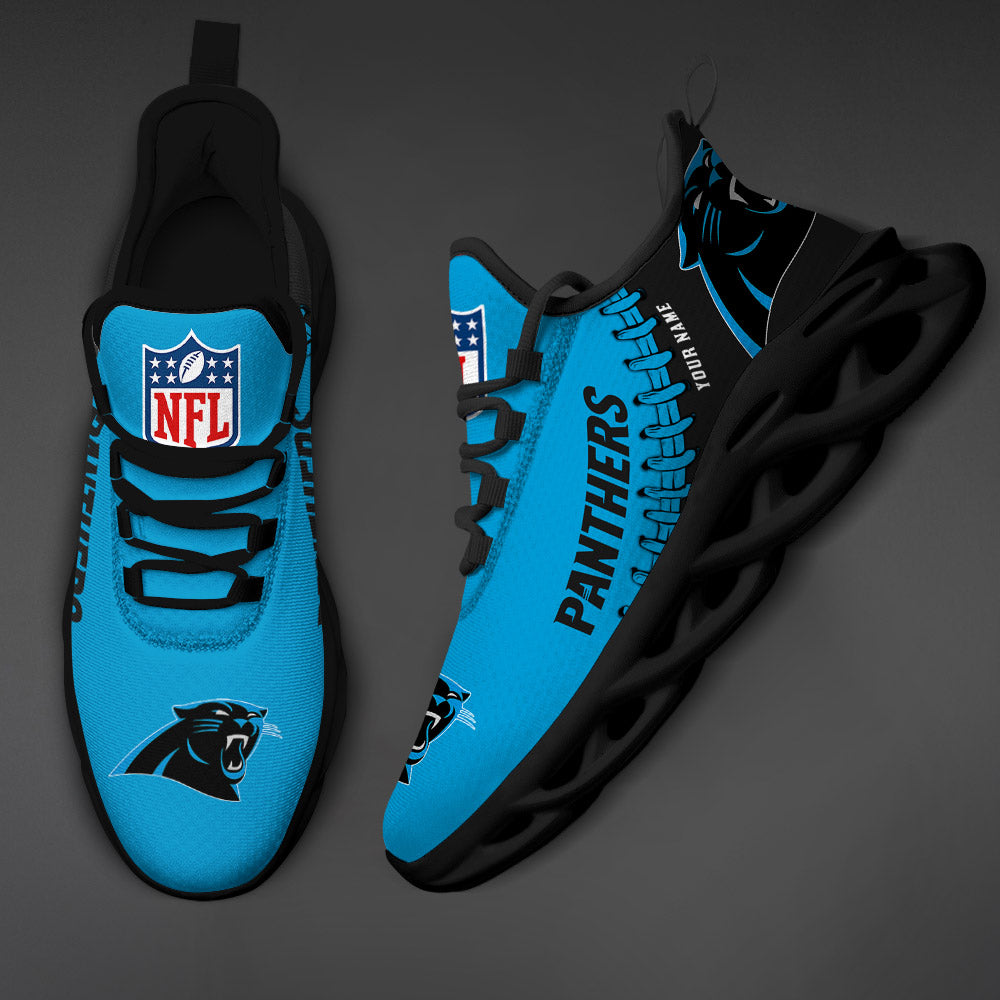Ideafootwear Carolina Panthers Max Soul Shoes Sneakers For Men And Women