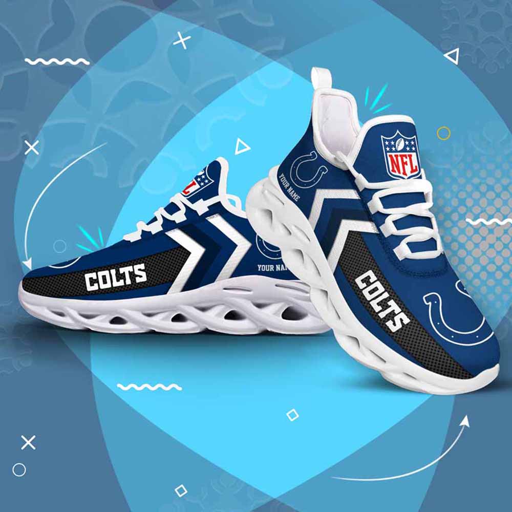 Ideafootwear Indianapolis Colts Max Soul Shoes Sneakers For Men And Women