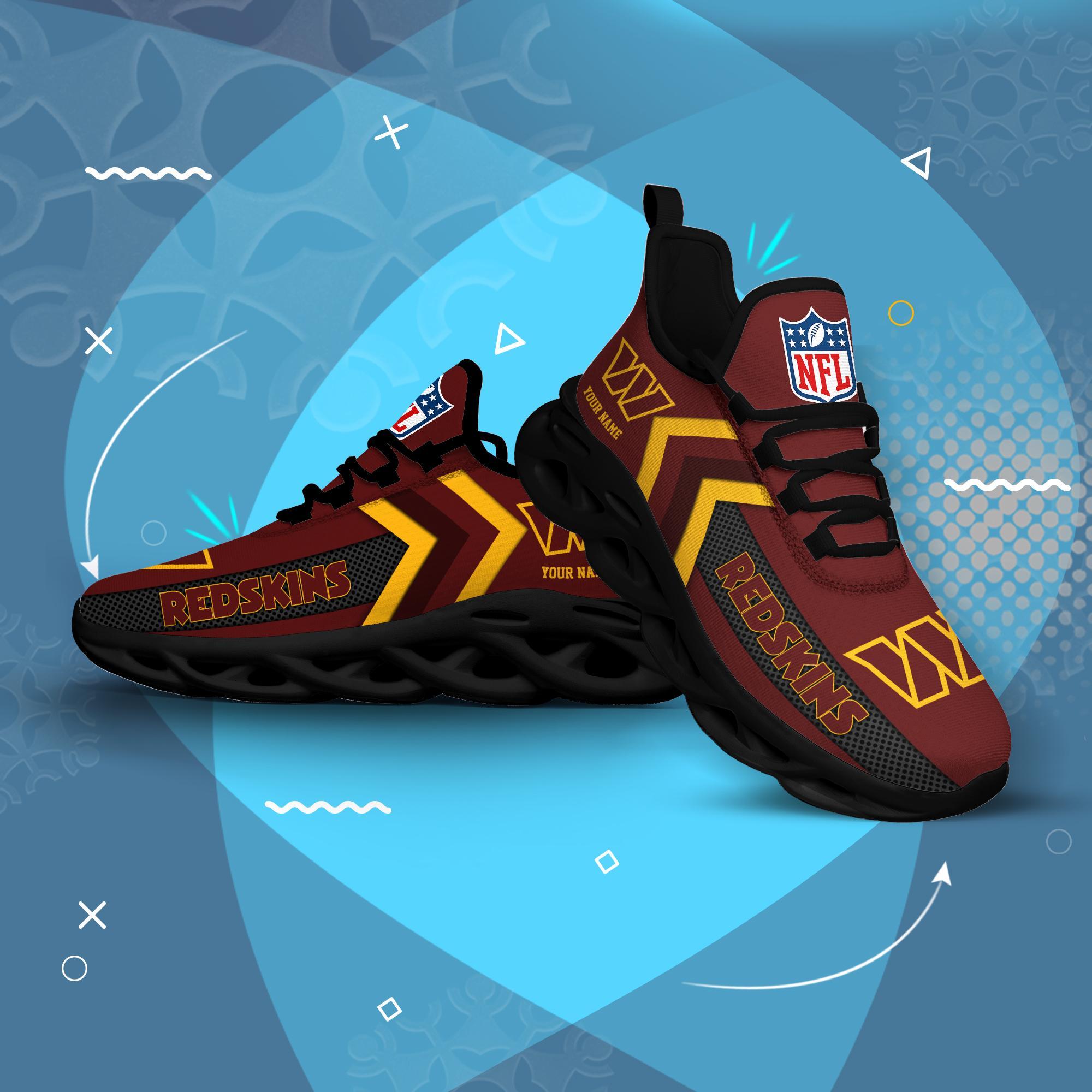 Ideafootwear Washington Commanders Max Soul Shoes Sneakers For Men And Women