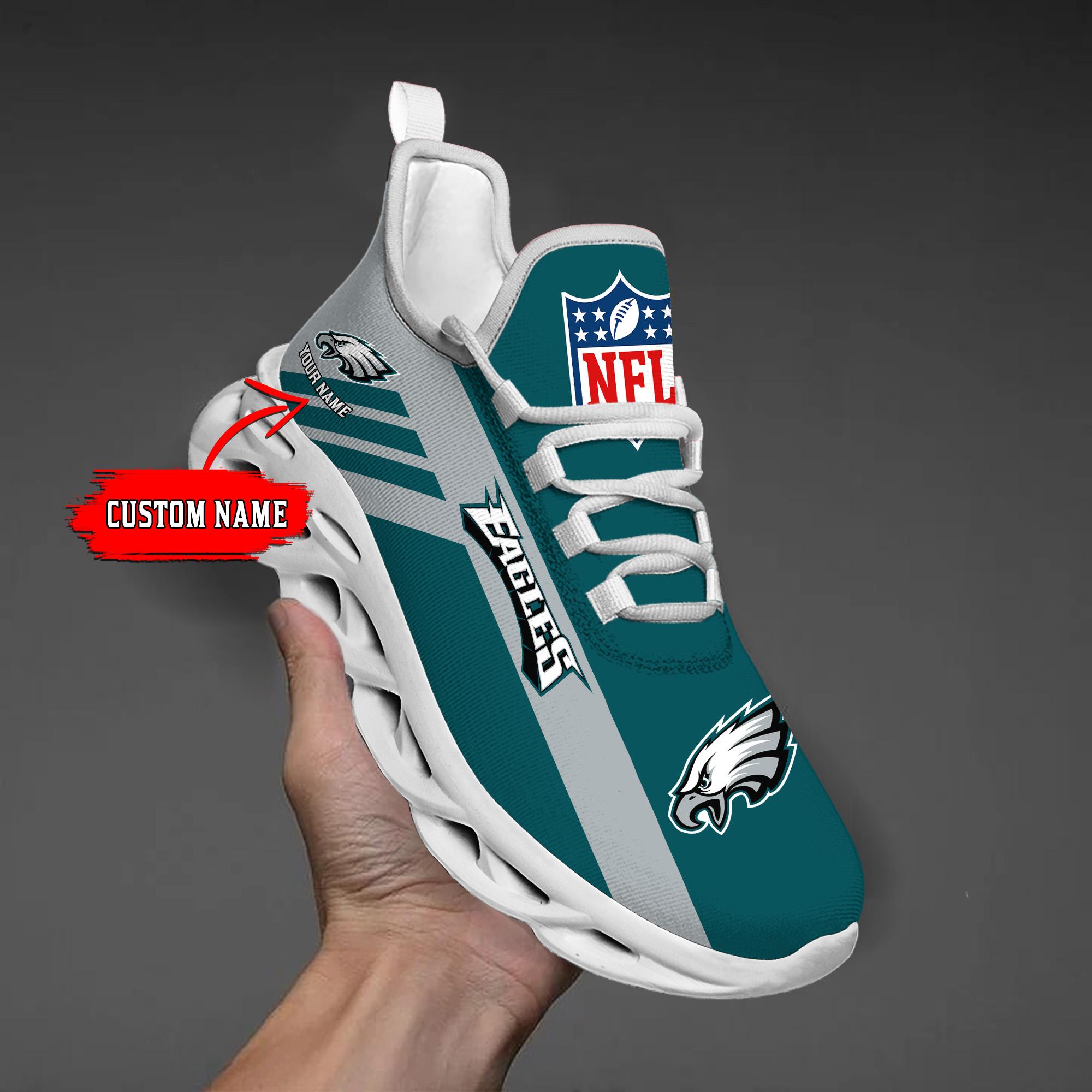 Ideafootwear Philadelphia Eagles Max Soul Shoes Sneakers For Men And Women