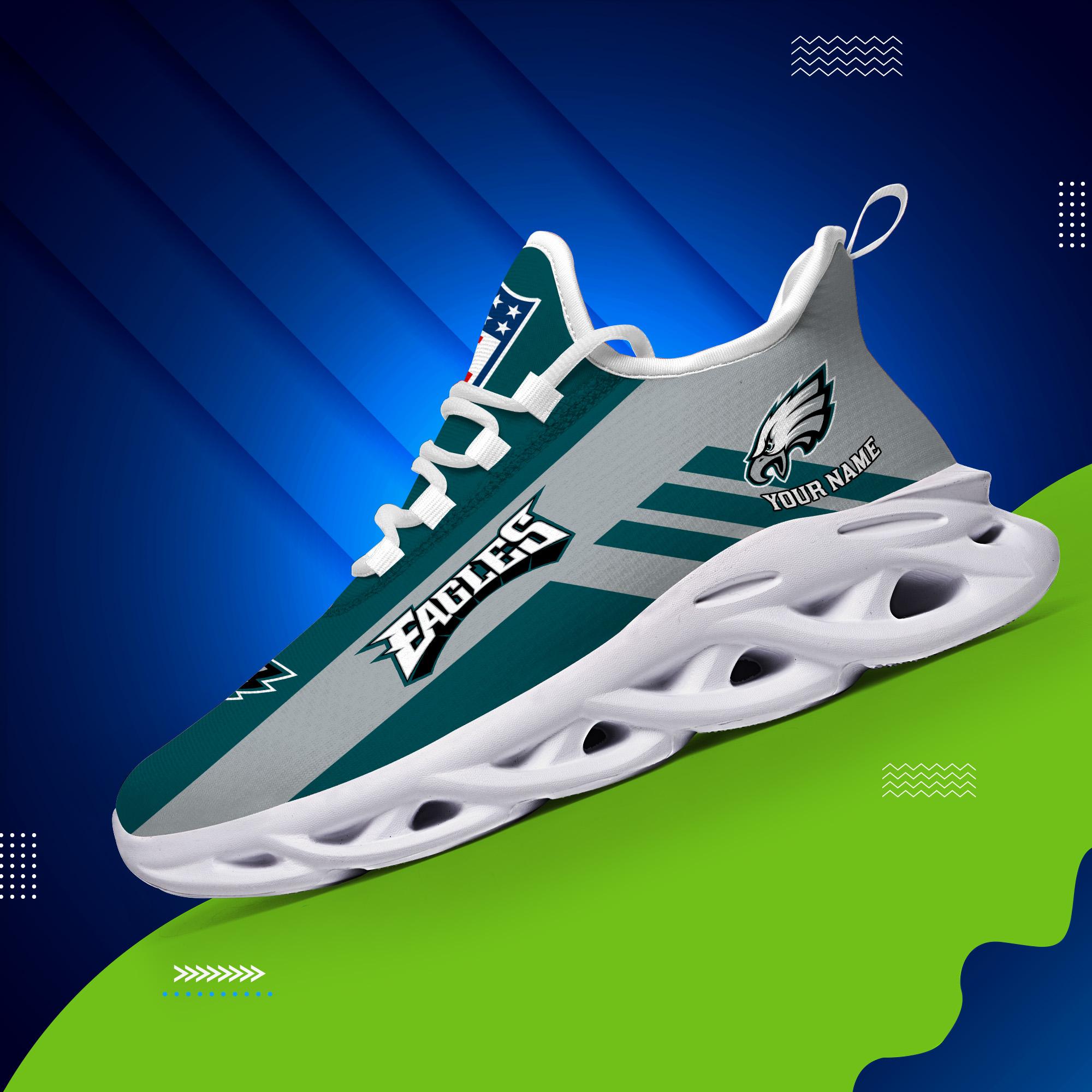 Ideafootwear Philadelphia Eagles Max Soul Shoes Sneakers For Men And Women
