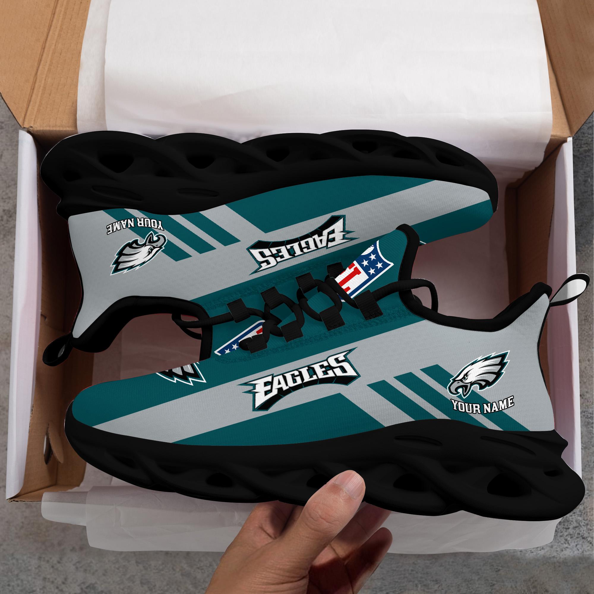 Ideafootwear Philadelphia Eagles Max Soul Shoes Sneakers For Men And Women