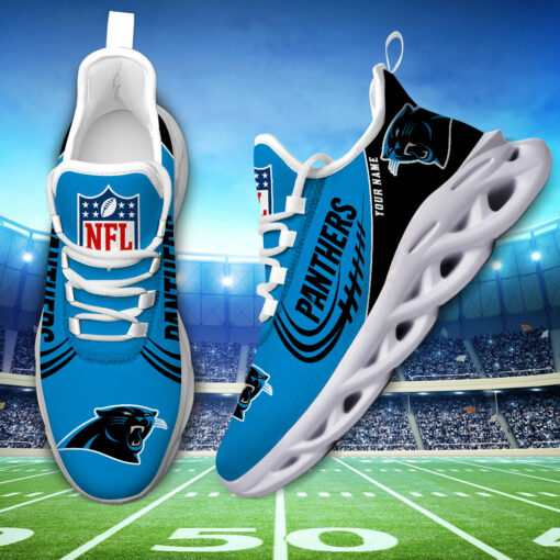 Ideafootwear Carolina Panthers Max Soul Shoes Sneakers For Men And Women