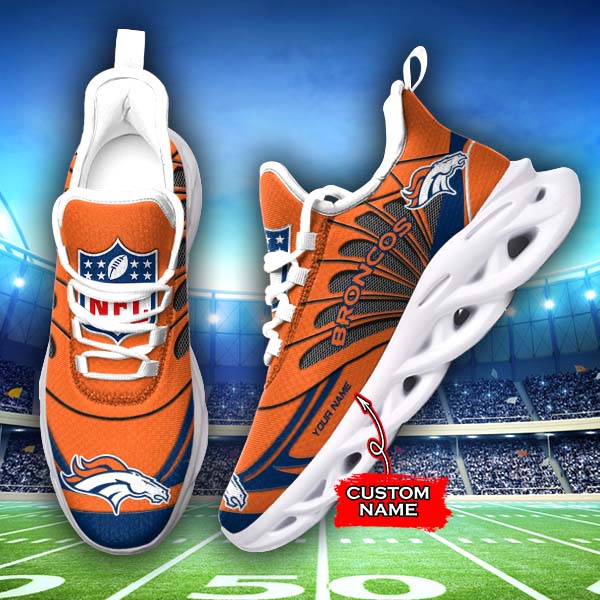 Ideafootwear Denver Broncos Max Soul Shoes Sneakers For Men And Women