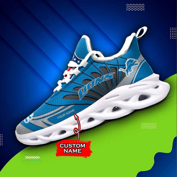 Ideafootwear Detroit Lions Max Soul Shoes Sneakers For Men And Women