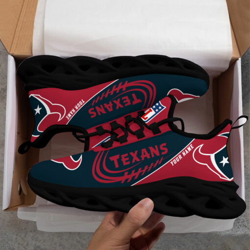 Ideafootwear Houston Texans Max Soul Shoes Sneakers For Men And Women