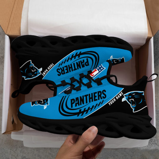 Ideafootwear Carolina Panthers Max Soul Shoes Sneakers For Men And Women