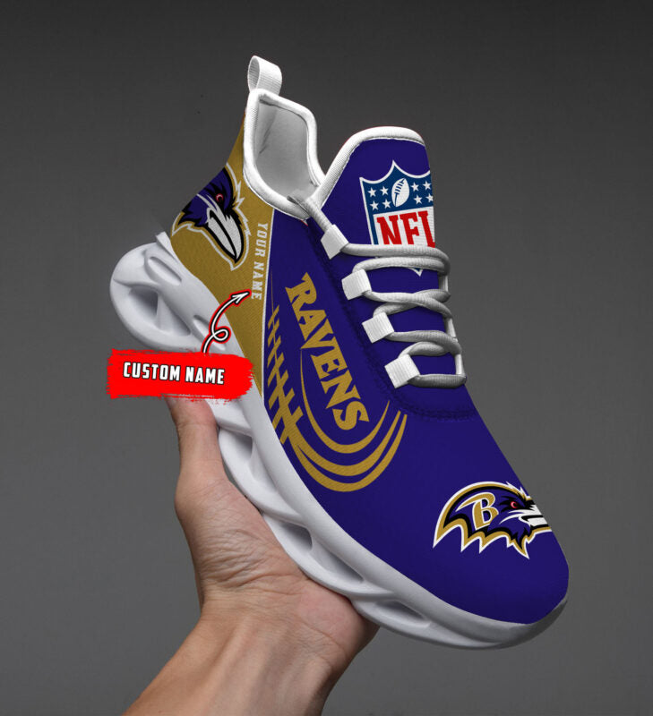 Ideafootwear Baltimore Ravens Max Soul Shoes Sneakers For Men And Women